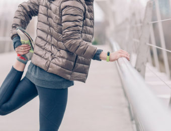 girl stretching