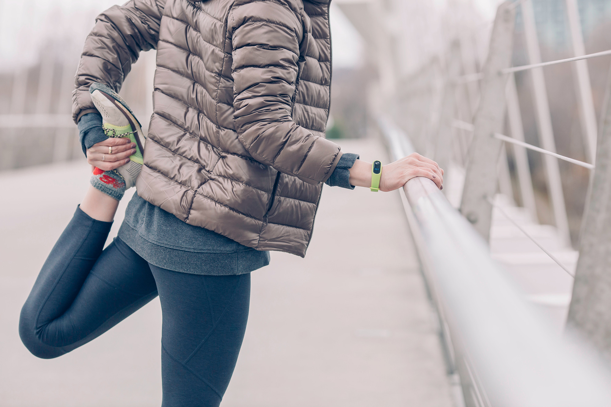 girl stretching